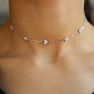 Dainty Starry Night Choker Necklace